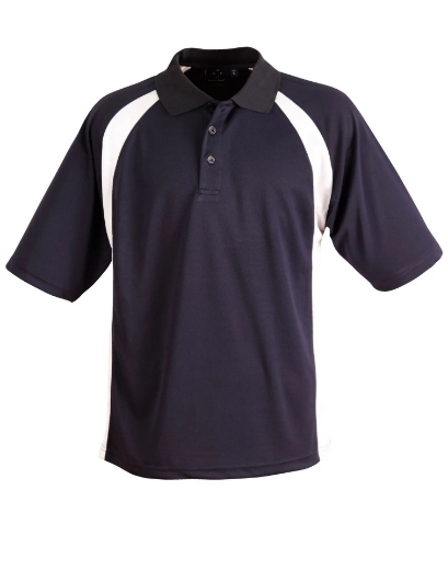 Picture of Winning Spirit, Mens Athens CoolDry Contrast Polo